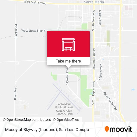 Mapa de Mccoy at Skyway (Inbound)