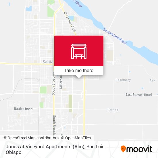 Mapa de Jones at Vineyard Apartments (Ahc)