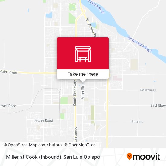 Mapa de Miller at Cook (Inbound)
