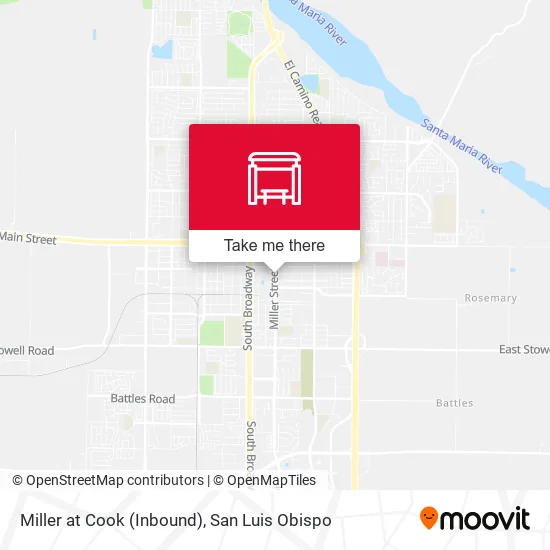 Mapa de Miller at Cook (Inbound)