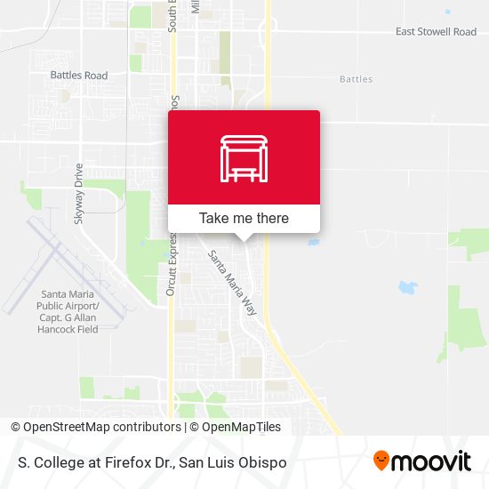 Mapa de S. College at Firefox Dr.