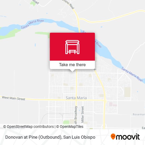 Mapa de Donovan at Pine (Outbound)