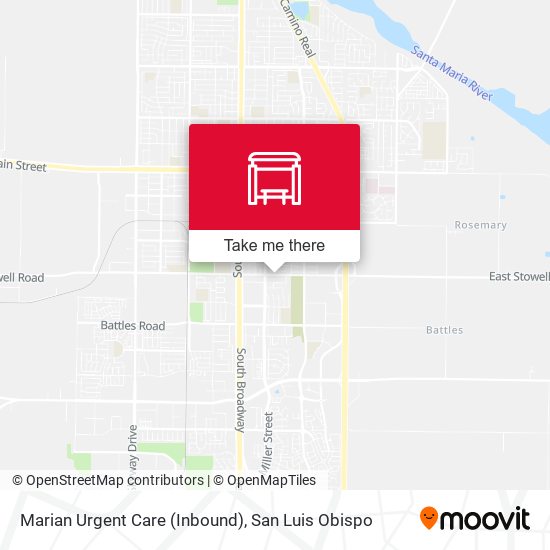 Mapa de Marian Urgent Care (Inbound)