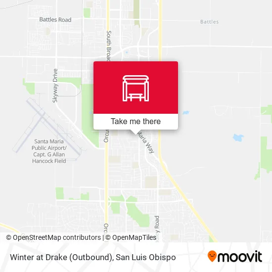 Mapa de Winter at Drake (Outbound)