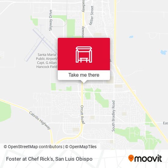 Foster at Chef Rick's map