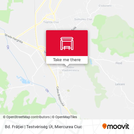 Bd. Frăţiei | Testvériség Út map