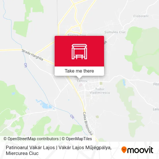 Patinoarul Vákár Lajos | Vákár Lajos Műjégpálya map