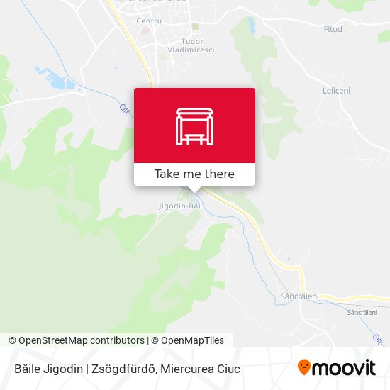 Băile Jigodin | Zsögdfürdő map