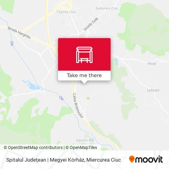 Spitalul Judeţean | Megyei Kórház map