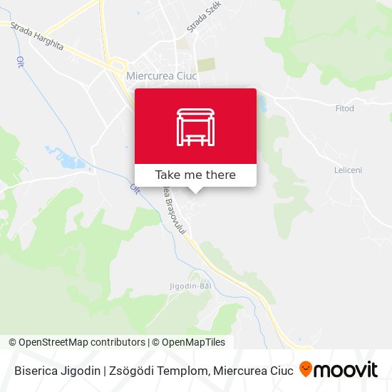 Biserica Jigodin | Zsögödi Templom map