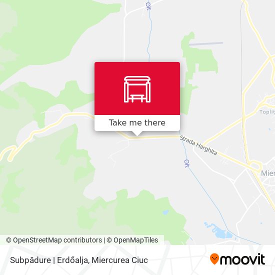 Subpădure | Erdőalja map