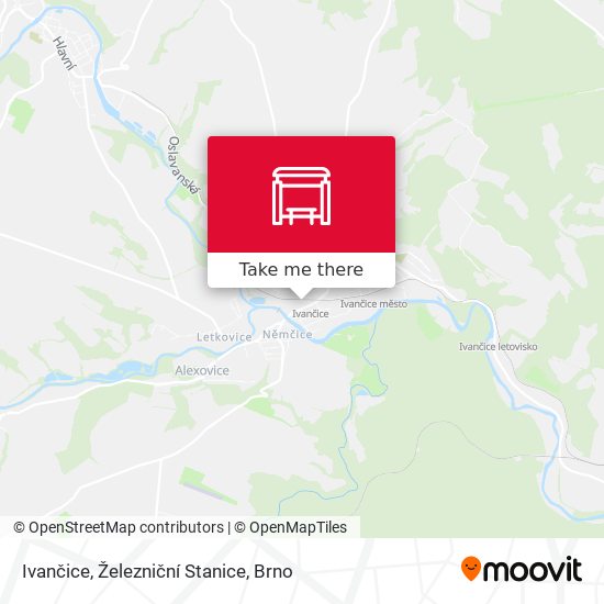 Ivančice, Železniční Stanice map