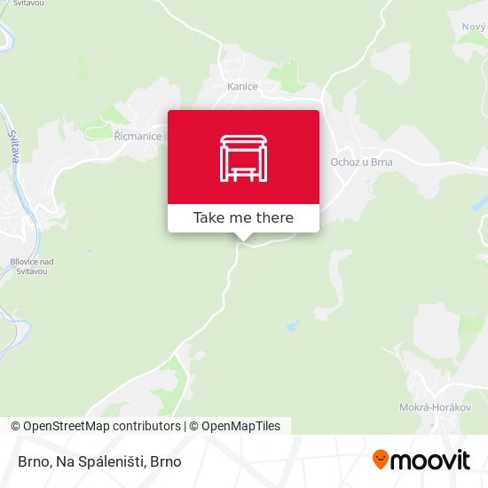 Brno, Na Spáleništi map