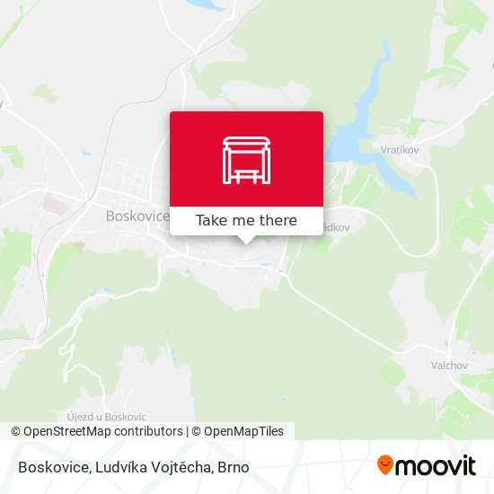 Boskovice, Ludvíka Vojtěcha map