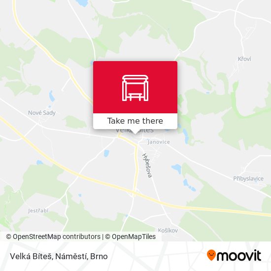 Velká Bíteš, Náměstí map