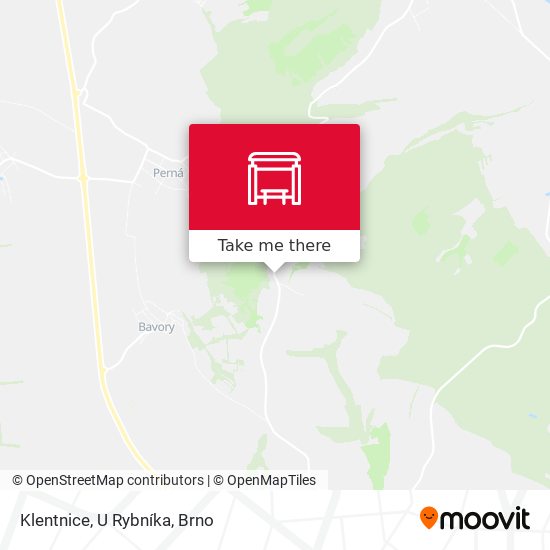 Klentnice, U Rybníka map