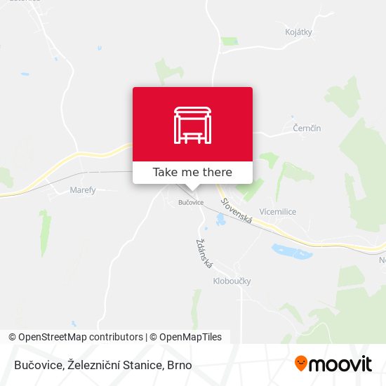 Bučovice, Železniční Stanice map