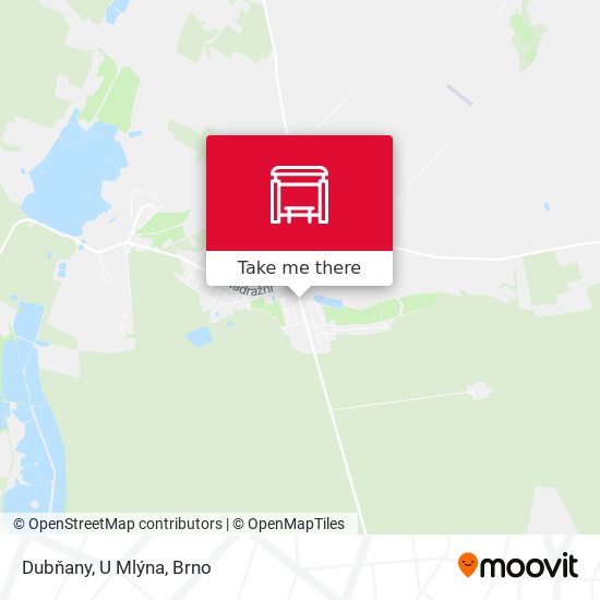 Dubňany, U Mlýna map