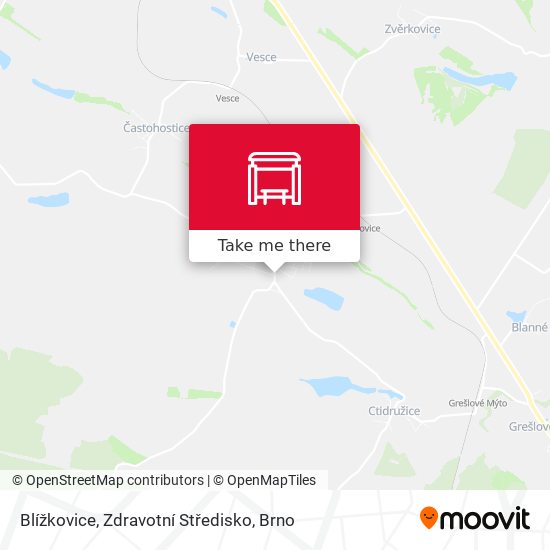 Blížkovice, Zdravotní Středisko map