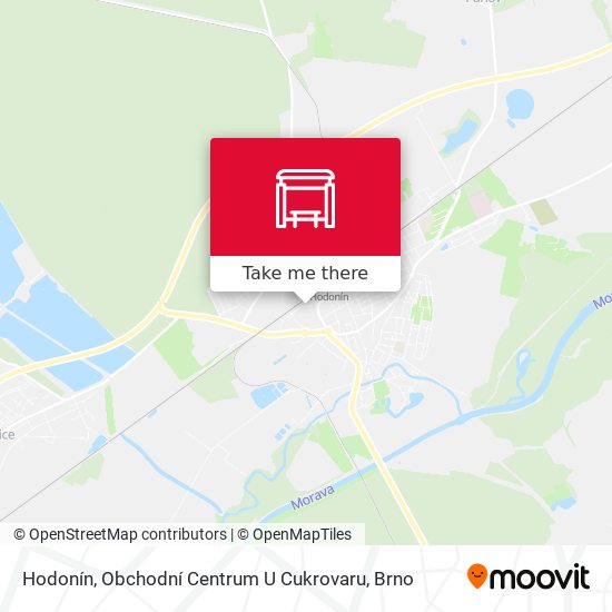 Hodonín, Obchodní Centrum U Cukrovaru map