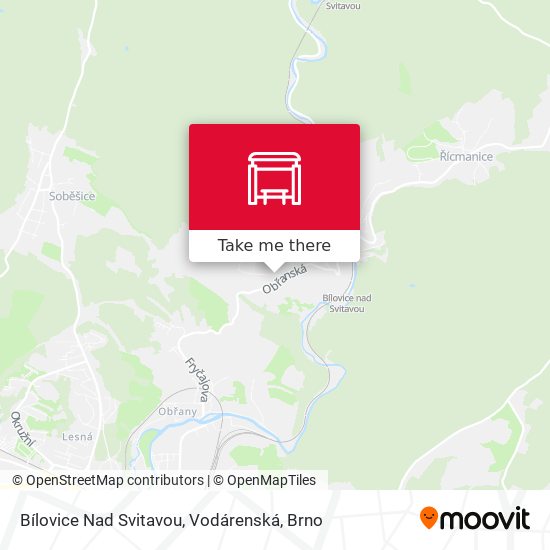 Bílovice Nad Svitavou, Vodárenská map