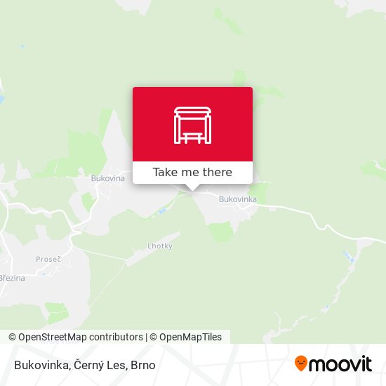 Bukovinka, Černý Les map