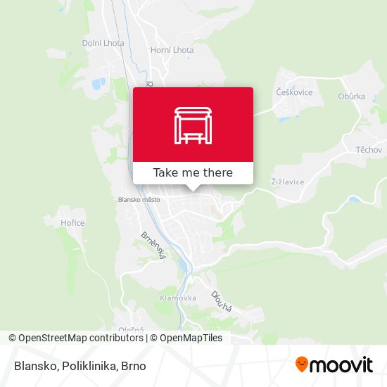 Blansko, Poliklinika map