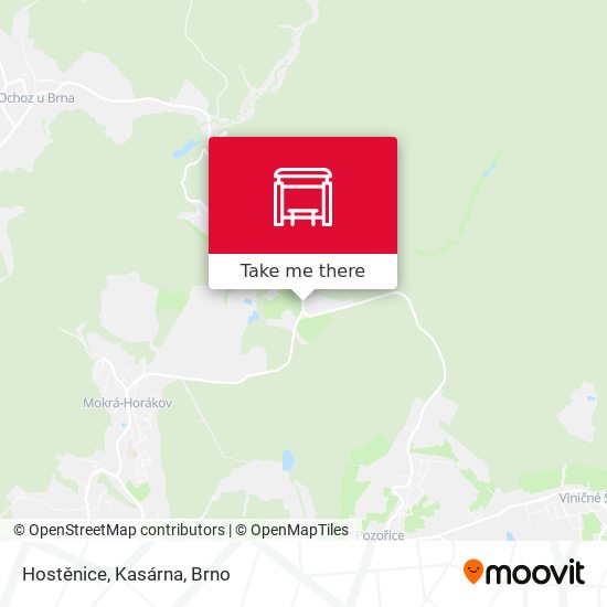 Hostěnice, Kasárna map