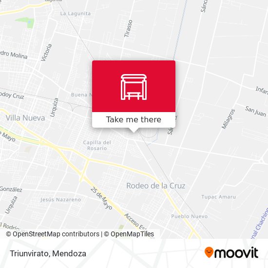 Mapa de Triunvirato