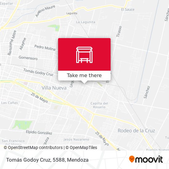 Mapa de Tomás Godoy Cruz, 5588