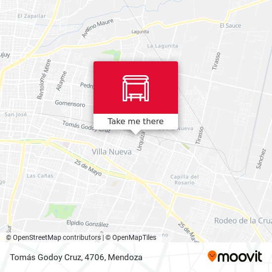 Tomás Godoy Cruz, 4706 map