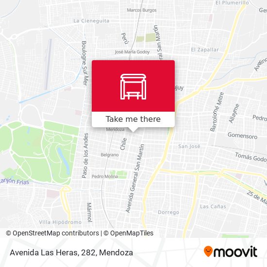 Mapa de Avenida Las Heras, 282
