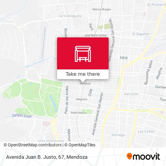 Avenida Juan B. Justo, 67 map