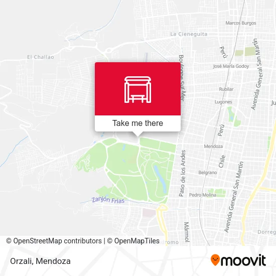Mapa de Orzali