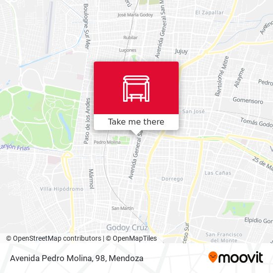 Avenida Pedro Molina, 98 map