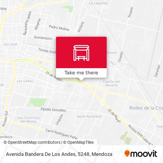 Avenida Bandera De Los Andes, 5248 map