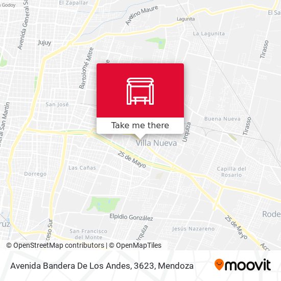 Avenida Bandera De Los Andes, 3623 map