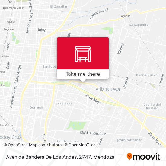 Avenida Bandera De Los Andes, 2747 map