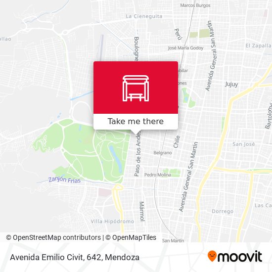 Mapa de Avenida Emilio Civit, 642
