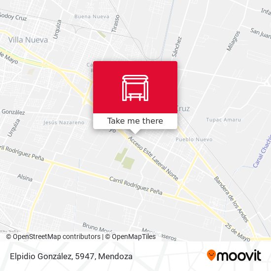 Elpidio González, 5947 map