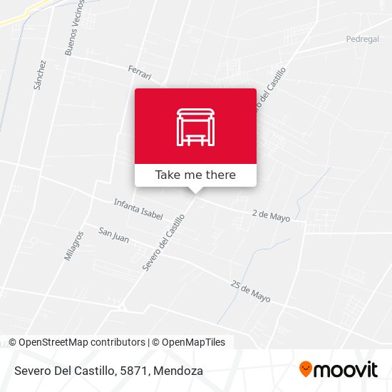 Severo Del Castillo, 5871 map