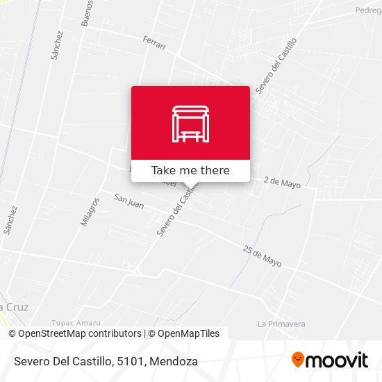 Severo Del Castillo, 5101 map