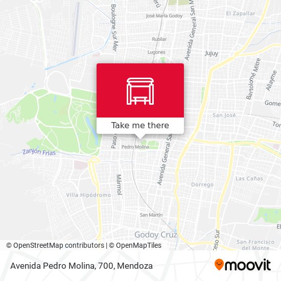 Mapa de Avenida Pedro Molina, 700