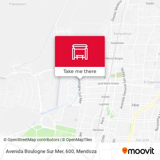 Avenida Boulogne Sur Mer, 600 map