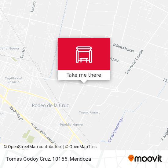 Tomás Godoy Cruz, 10155 map