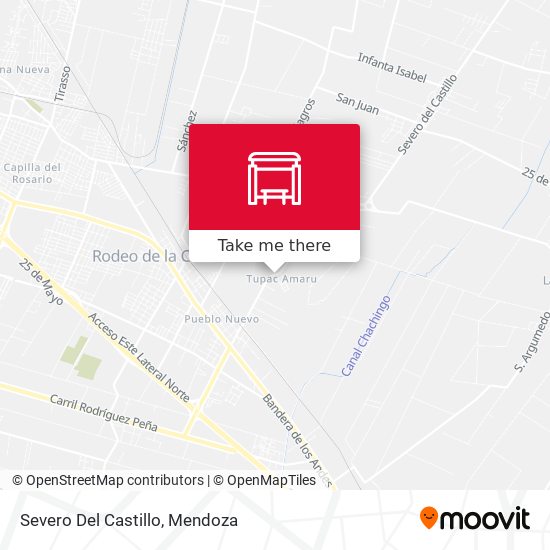 Severo Del Castillo map