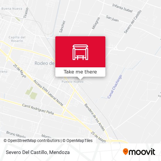 Mapa de Severo Del Castillo