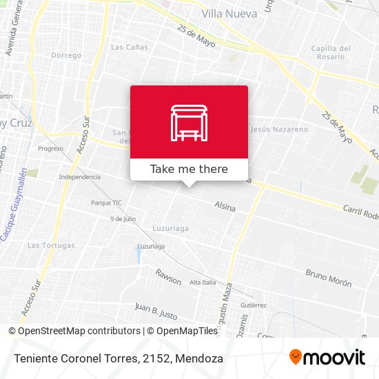 Teniente Coronel Torres, 2152 map