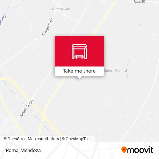 Roma map