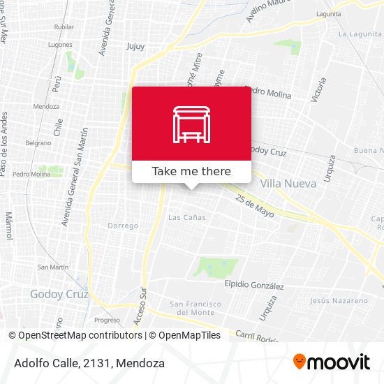 Mapa de Adolfo Calle, 2131